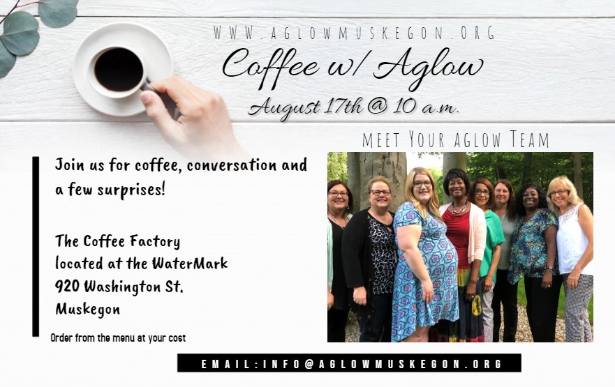 August 17 at 10am
Join us for coffee, coversation and a few surprises!

The Coffee Factory location at the Watermark

Order from the menu at your cost