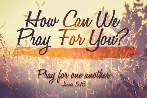 How can we pray for you?